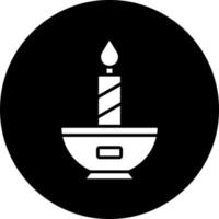 Candle Vector Icon Style