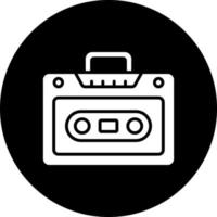 Cassette Player Vector Icon Style