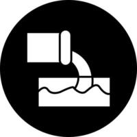 Factory Waste Vector Icon Style