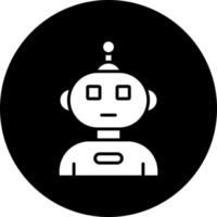 Humanoid Robot Vector Icon Style