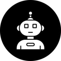 Humanoid Robot Vector Icon Style