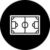 Football Field Vector Icon Style