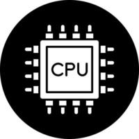 Processor Vector Icon Style