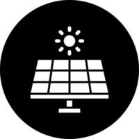 Solar Panel Vector Icon Style