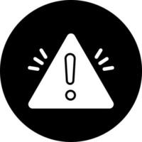 Warning Sign Vector Icon Style