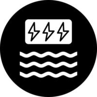 Wave Power Vector Icon Style