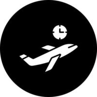 Delayed Flight Vector Icon Style