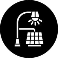 Eco Street Light Vector Icon Style