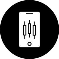 Mobile Trading Vector Icon Style