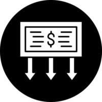 Receive Amount Vector Icon Style
