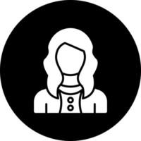 Female Model Vector Icon Style