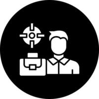 Career Goal Vector Icon Style