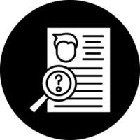 Background Check Vector Icon Style