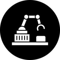 Assembly Machine Vector Icon Style