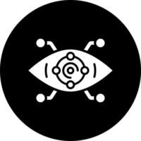 Cyber Eye Vector Icon Style