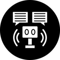 Robot Assistant Vector Icon Style