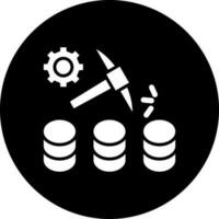 Data Mining Vector Icon Style