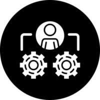 administración vector icono estilo