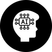 Artificial Intelligence Vector Icon Style