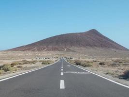 Scenic road view photo