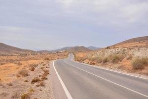 Scenic road view photo