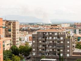 Buildings in the city photo