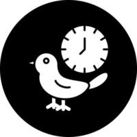 Early Bird Vector Icon Style