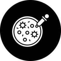 Petri Dish Vector Icon Style