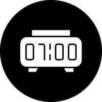 Digital Clock Vector Icon Style