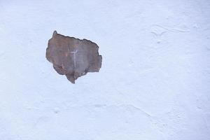 Old white cement wall background photo