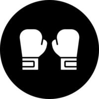 boxeo guantes vector icono estilo