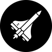 Space Shuttle Vector Icon Style