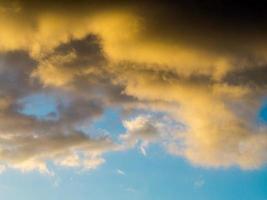 cielo con nubes foto