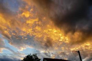 cielo con nubes foto