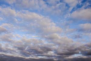 Sky with clouds photo
