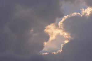 cielo con nubes foto