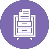 Vector Design File Drawer Icon Style