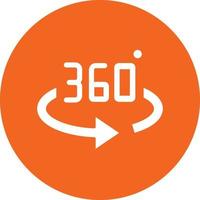 vector diseño 360 grados icono estilo