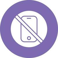 Vector Design No Phone Icon Style