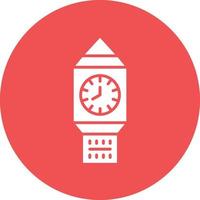 Vector Design Clock Tower Icon Style