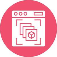 Vector Design Depth Perception Icon Style