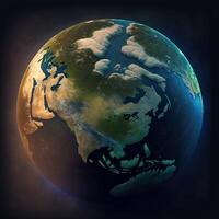 Save earth theme globe planet photo