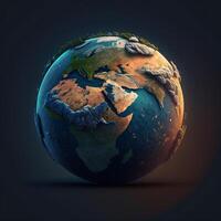 Save earth theme globe planet photo