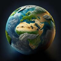 Save earth theme globe planet photo