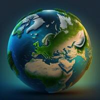 Save earth theme globe planet photo