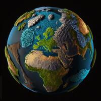 Save earth theme globe planet photo