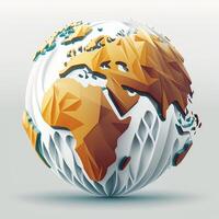 Save earth theme globe planet photo