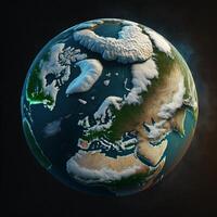 Save earth theme globe planet photo