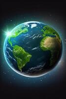 Save earth theme globe planet photo