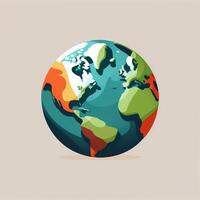 Save earth theme globe planet photo